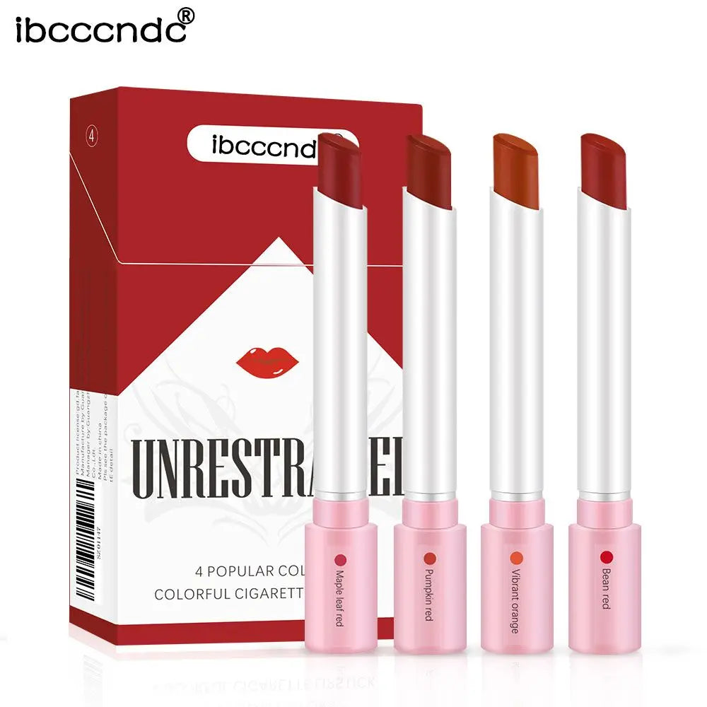 4-Piece Waterproof Matte Lipstick Set – Long-Lasting Perfect Valentine's Day Gift for Her