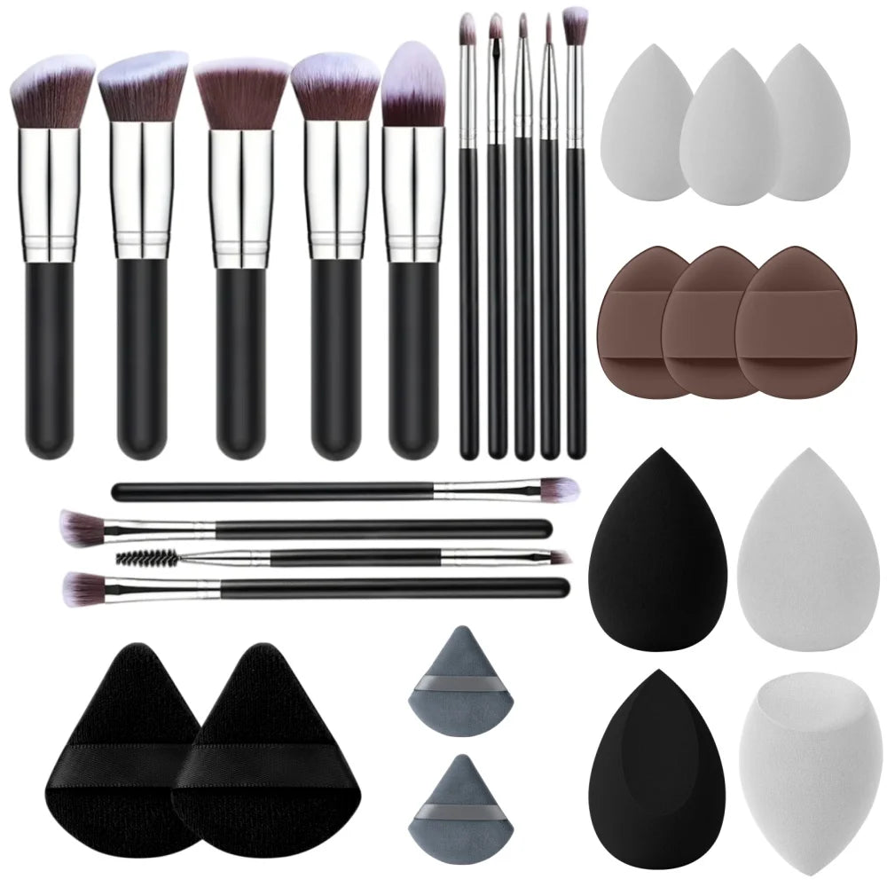 14-Piece Professional Makeup Brush Set Foundation, Soft & Fluffy