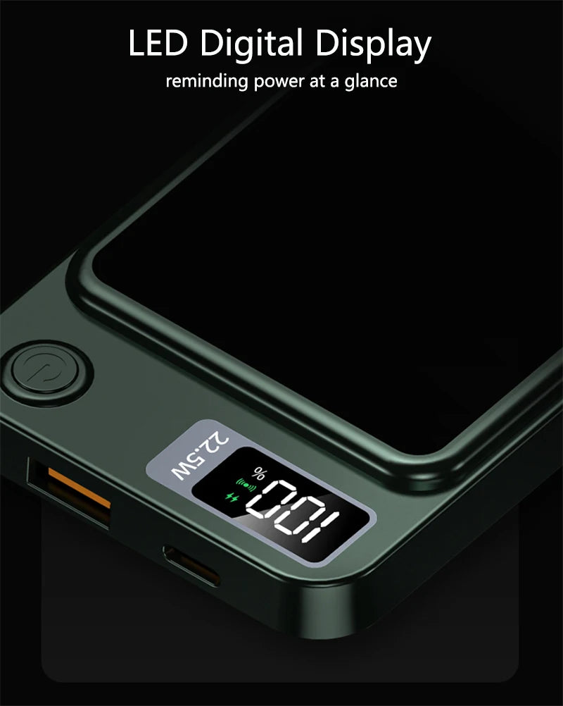 50000mAh Magnetic Wireless Power Bank – 22.5W Fast Charging