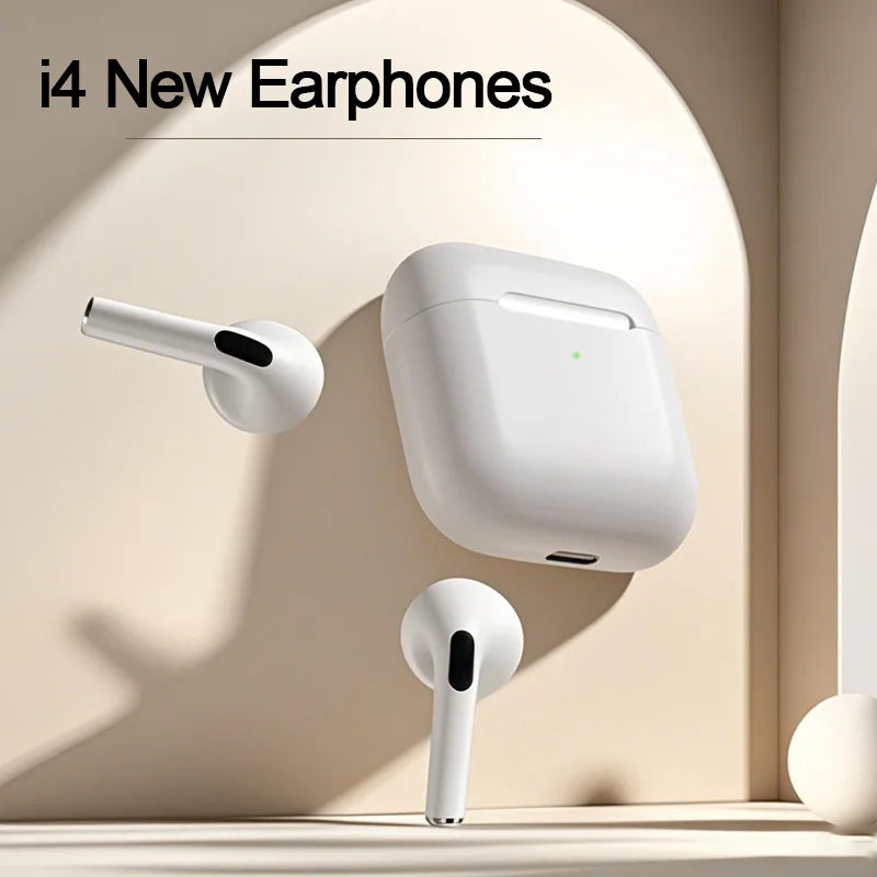 i4 True Wireless Earbuds | Deep Bass, Long Battery, Sports Headset with Mic