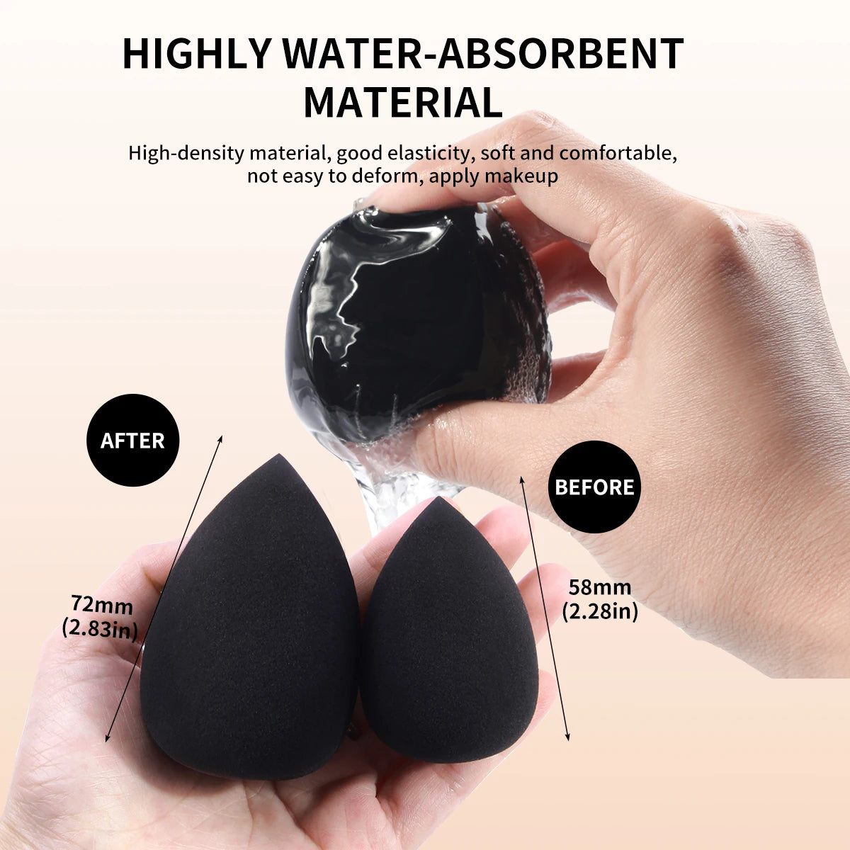 29-Piece Makeup Brush & Sponge Set – Complete Beauty Kit