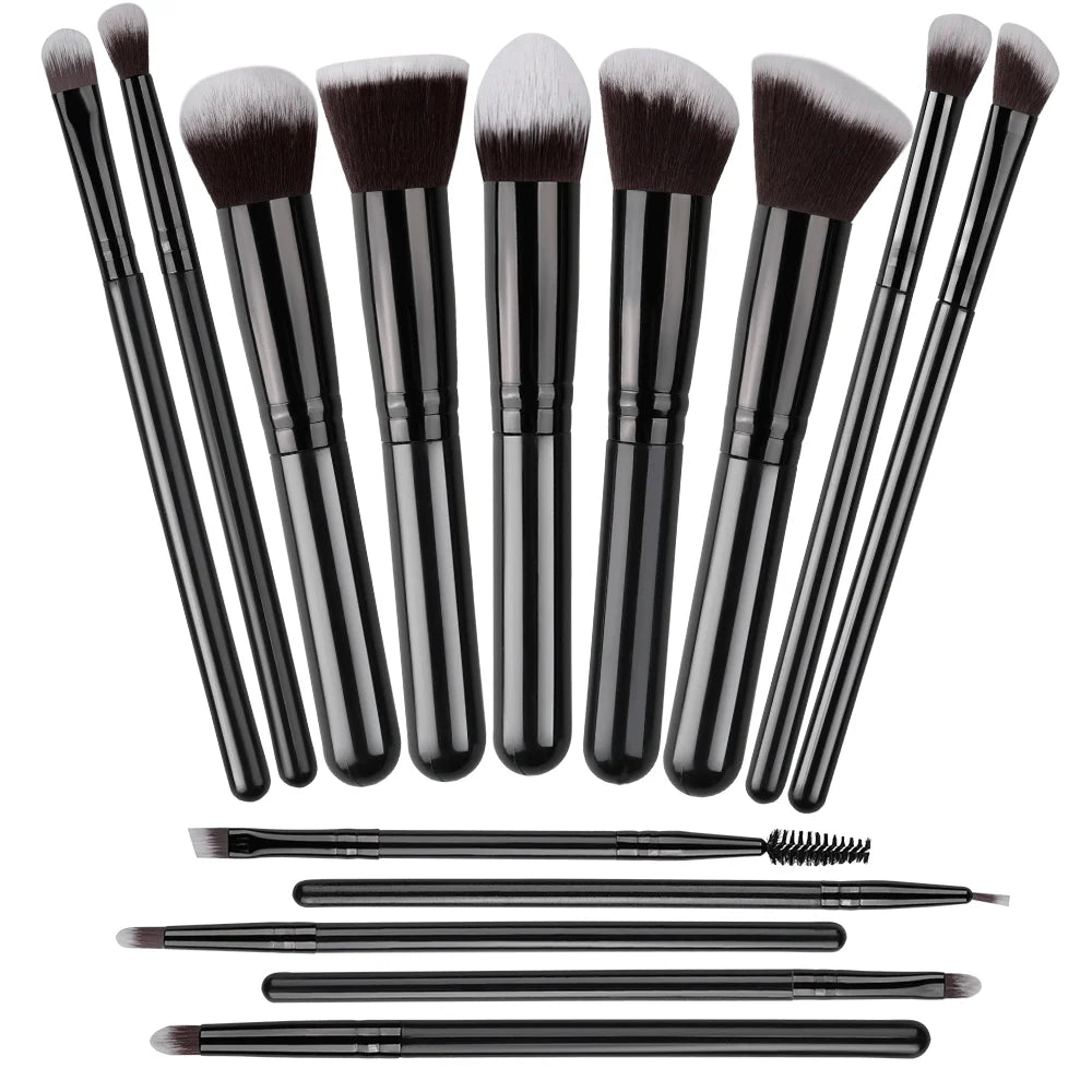 14-Piece Professional Makeup Brush Set Foundation, Soft & Fluffy