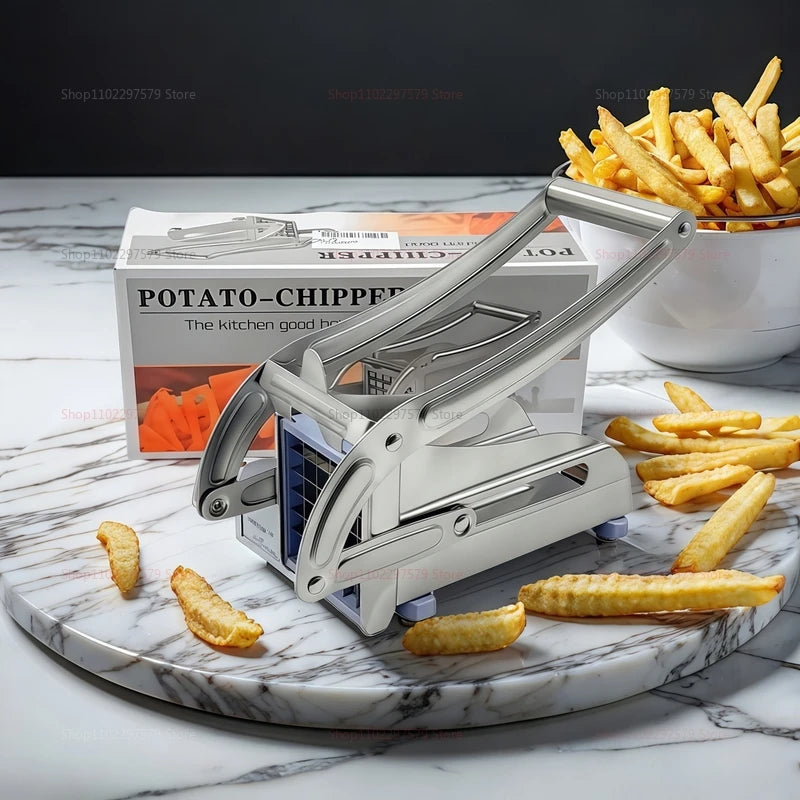 Stainless Steel Manual Potato & Vegetable Slicer