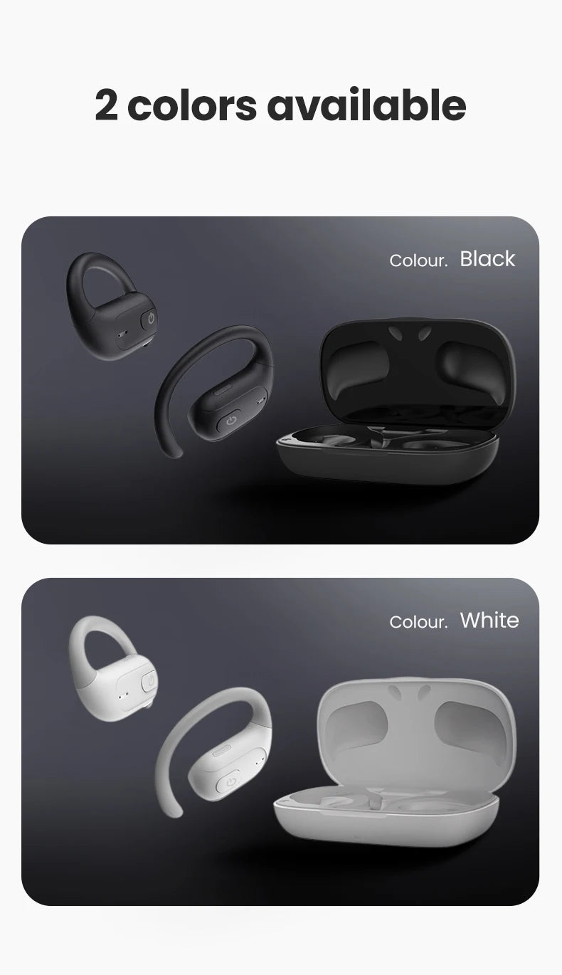 Open-Ear TWS Bluetooth Sports Headphones – Wearable Wireless Stereo Earbuds