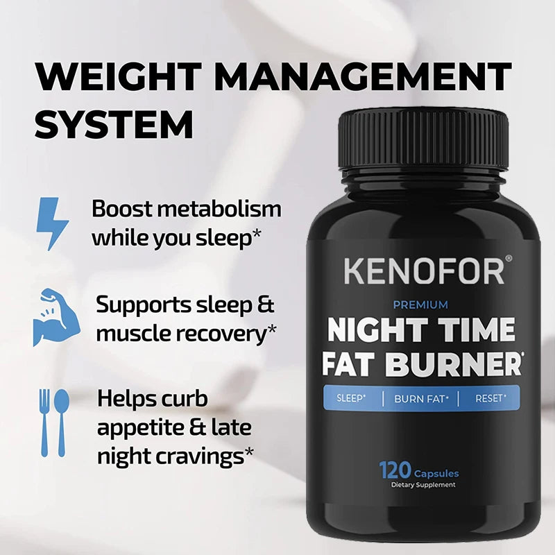 Night-Time Fat Burner – Sleep Support & Belly Fat Reducer