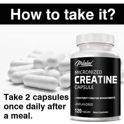 Micronized Creatine Capsules – 120 Count
