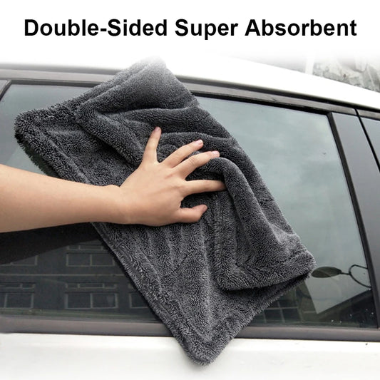 1200GSM Double-Sided Car Wash Towel – Super Absorbent Detailing Cloth