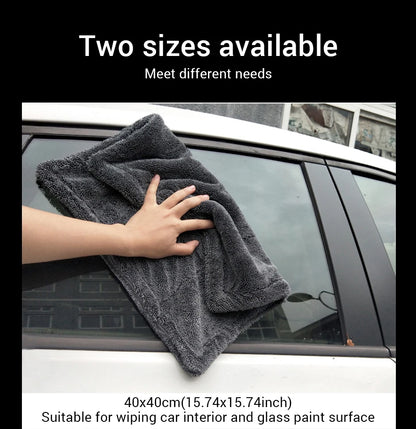 1200GSM Double-Sided Car Wash Towel – Super Absorbent Detailing Cloth