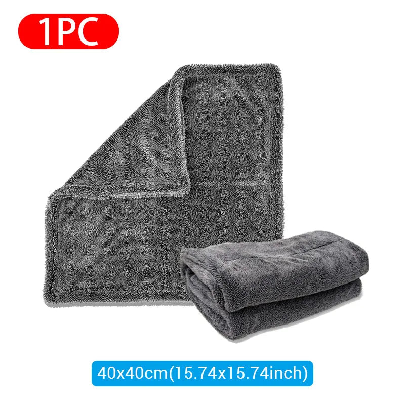 1200GSM Double-Sided Car Wash Towel – Super Absorbent Detailing Cloth