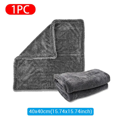 1200GSM Double-Sided Car Wash Towel – Super Absorbent Detailing Cloth