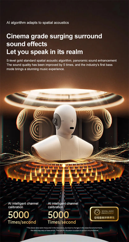 Smart Translation Earbuds – 144 Languages Real-Time Bluetooth Headset