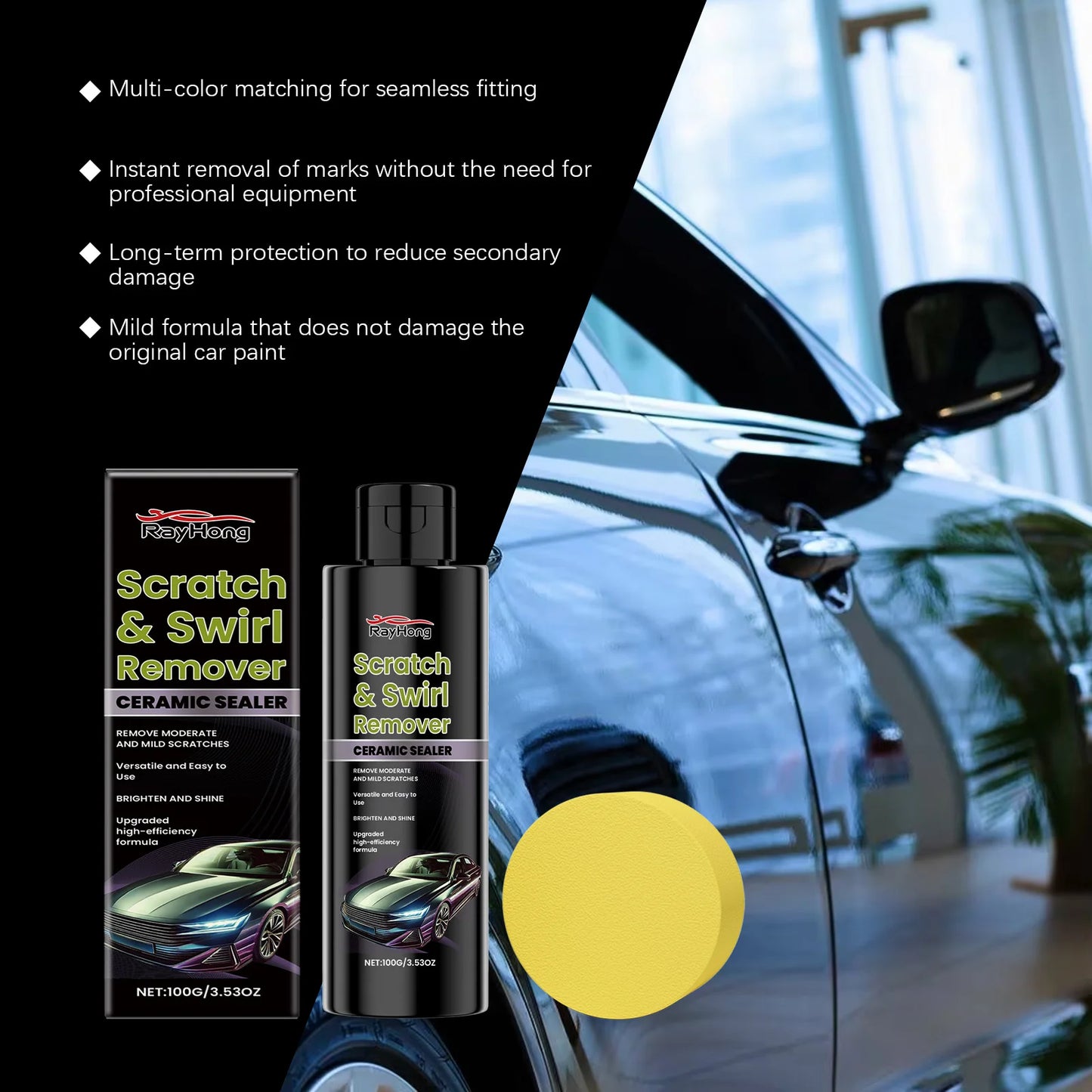 Car Scratch Repair Spray – Ceramic Coating & Polishing Cleaner