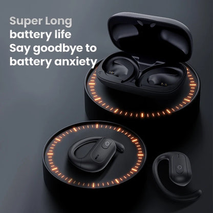 Open-Ear TWS Bluetooth Sports Headphones – Wearable Wireless Stereo Earbuds