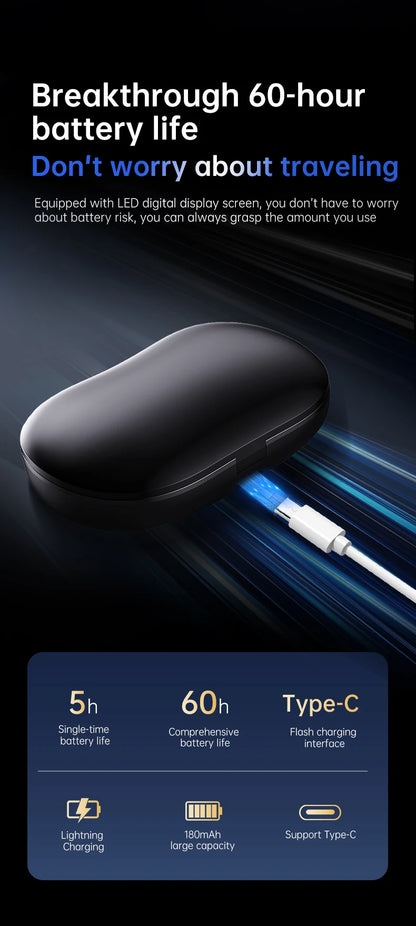 Real-Time Translator Earbuds – 144 Languages, Wireless Bluetooth Headphones