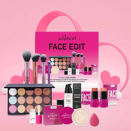 All-in-One Makeup Kit – Eyeshadow, Lip Gloss & More