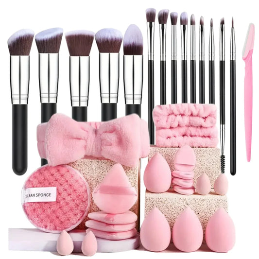 14-Piece Professional Makeup Brush Set Foundation, Soft & Fluffy