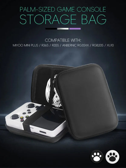 Protective EVA Case for Anbernic RG35XX, Miyoo Mini+ & R36S/R35S – Portable Gaming Console Bag