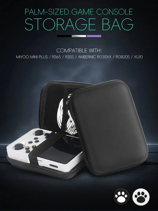 Protective EVA Case for Anbernic RG35XX, Miyoo Mini+ & R36S/R35S – Portable Gaming Console Bag