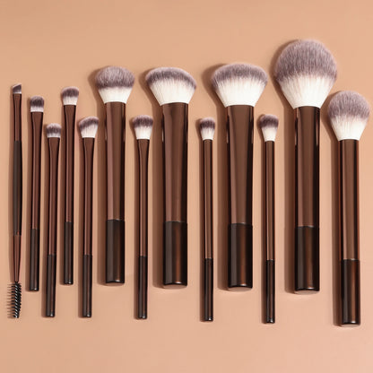 13PCS Professional Makeup Brush Set – Face & Eye Beauty Tools
