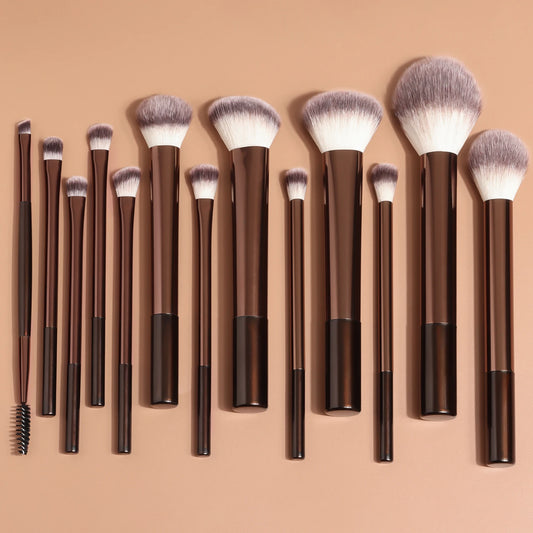 13PCS Professional Makeup Brush Set – Face & Eye Beauty Tools