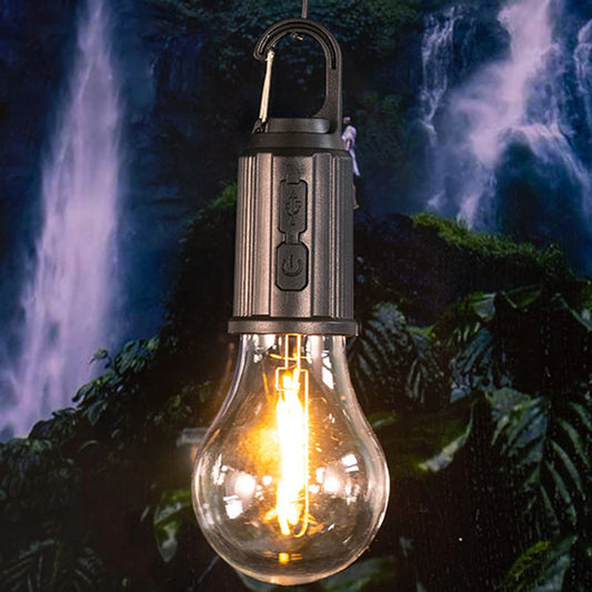 Portable LED Camping Lantern with Type-C Charging & Hook – Waterproof