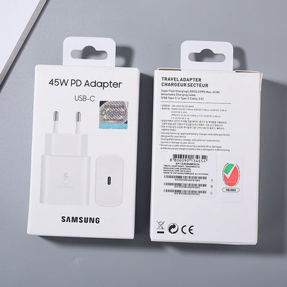 Samsung 45W USB-C Super Fast Charger – EP-TA845 Adapter for Galaxy S24/S23/S22/Z Fold Series