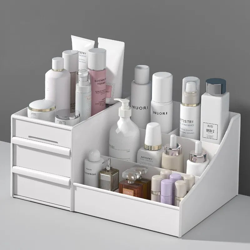 White Drawer Makeup Storage Box – Desktop Organizer