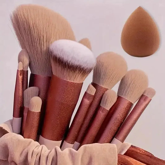 Professional Makeup Brush Kit – Powder, Foundation, Kabuki, Blending, Eyeshadow & Beauty Tools