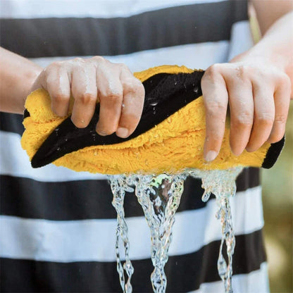 Microfiber Car Cleaning Towels – Thick, Soft, Double-Layer Rags (1/2/6pcs)
