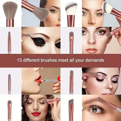 Professional Makeup Brush Kit – Powder, Foundation, Kabuki, Blending, Eyeshadow & Beauty Tools