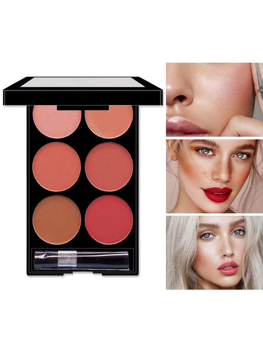6-in-1 Waterproof Blush Stick with Built-in Brush