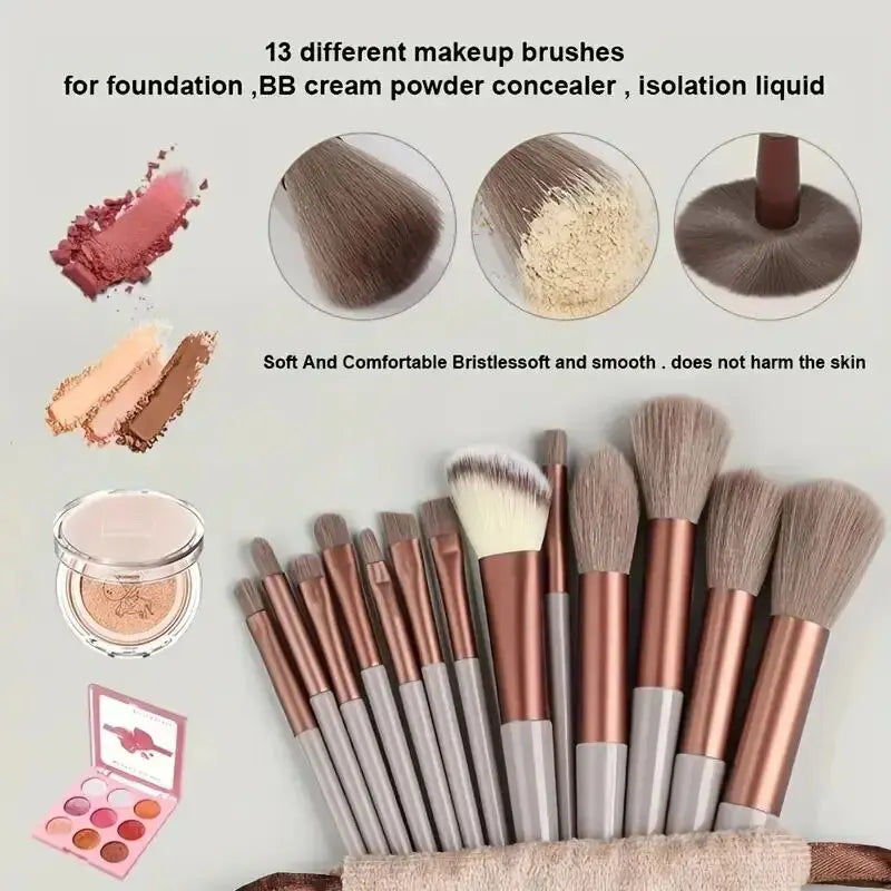 Professional Makeup Brush Kit – Powder, Foundation, Kabuki, Blending, Eyeshadow & Beauty Tools