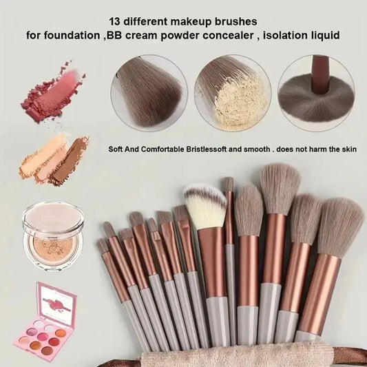 Professional Makeup Brush Kit – Powder, Foundation, Kabuki, Blending, Eyeshadow & Beauty Tools