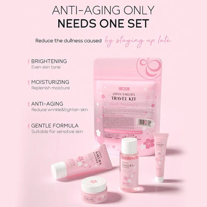 Sakura Beauty Set – Cleanser, Serum, Eye Cream & More