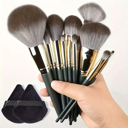 Professional Makeup Brush Kit – Powder, Foundation, Kabuki, Blending, Eyeshadow & Beauty Tools