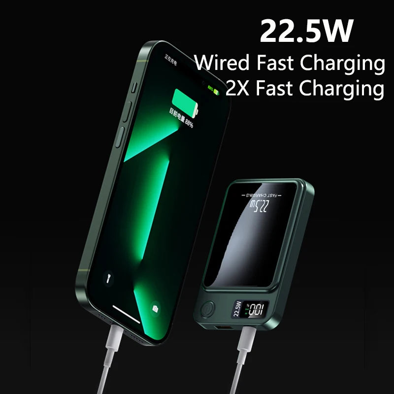 50000mAh Magnetic Wireless Power Bank – 22.5W Fast Charging