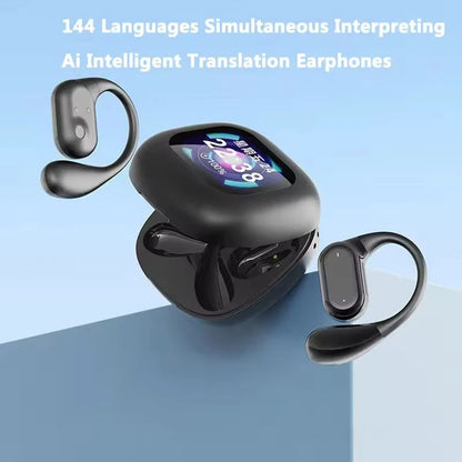 AI Real-Time Translator Earbuds – 144 Languages Bluetooth Headphones