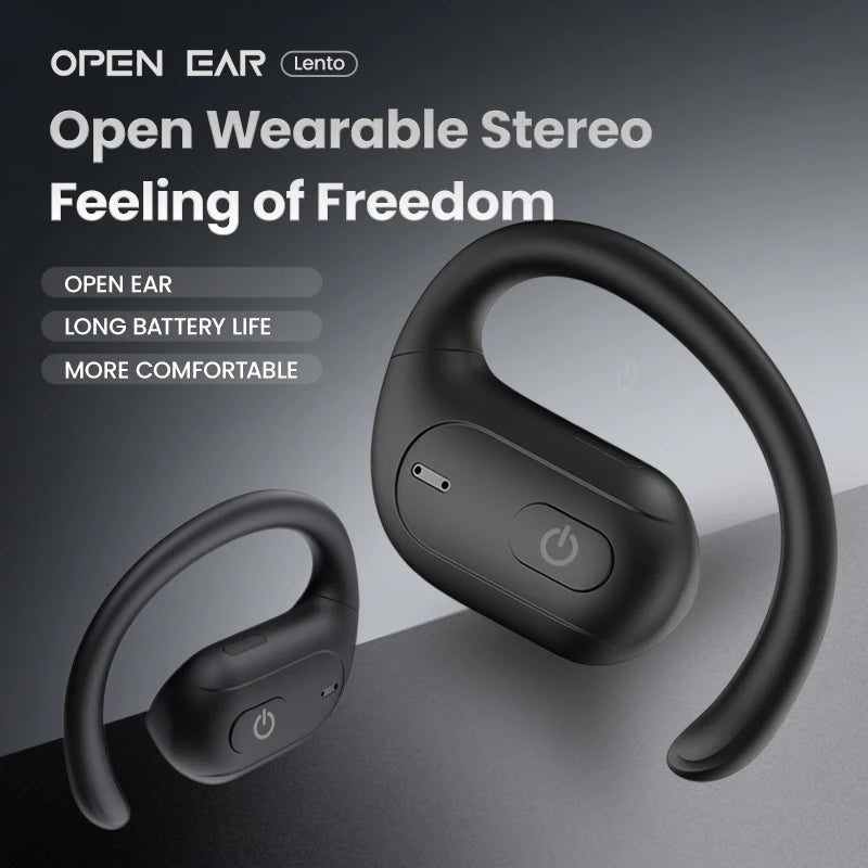 Open-Ear TWS Bluetooth Sports Headphones – Wearable Wireless Stereo Earbuds