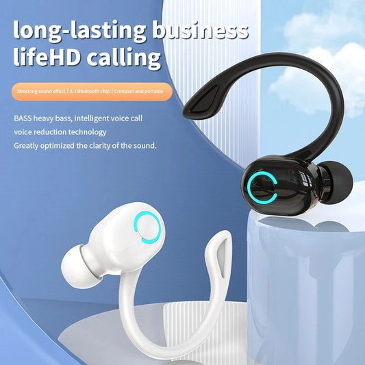 Bluetooth 5.2 Wireless Earbuds with Mic – Sports Headphones, Long Battery, Handsfree for Xiaomi & Huawei