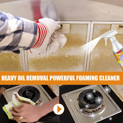 Foam Oil Cleaner Spray – Multipurpose Kitchen Degreaser