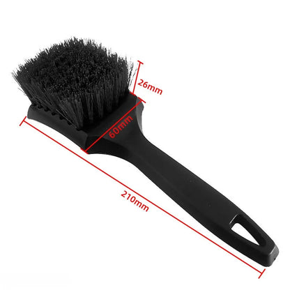 Car Wheel & Tire Cleaning Brush Kit – Rim, Hub & Carpet Detailing Tools