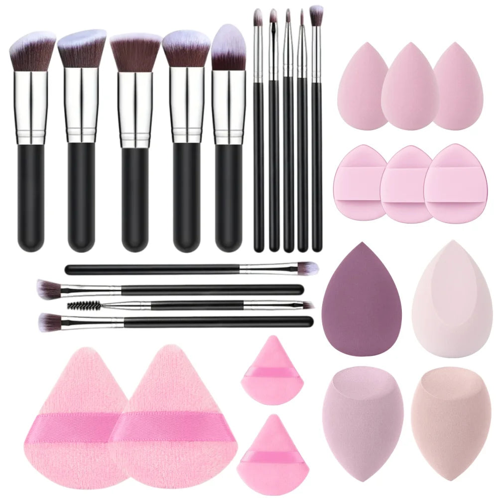 14-Piece Professional Makeup Brush Set Foundation, Soft & Fluffy