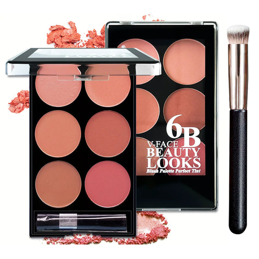 6-in-1 Waterproof Blush Stick with Built-in Brush