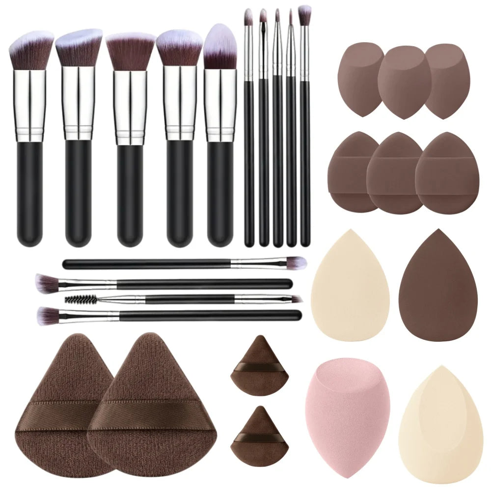 14-Piece Professional Makeup Brush Set Foundation, Soft & Fluffy