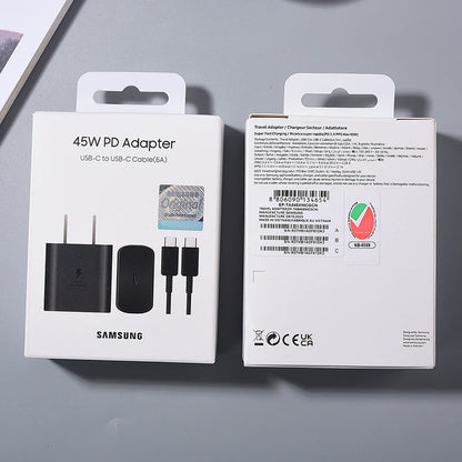 Samsung 45W USB-C Super Fast Charger – EP-TA845 Adapter for Galaxy S24/S23/S22/Z Fold Series