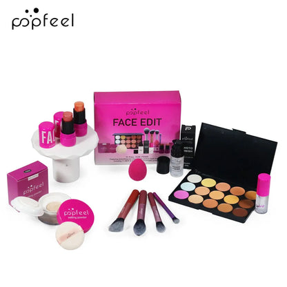 All-in-One Makeup Kit – Eyeshadow, Lip Gloss & More