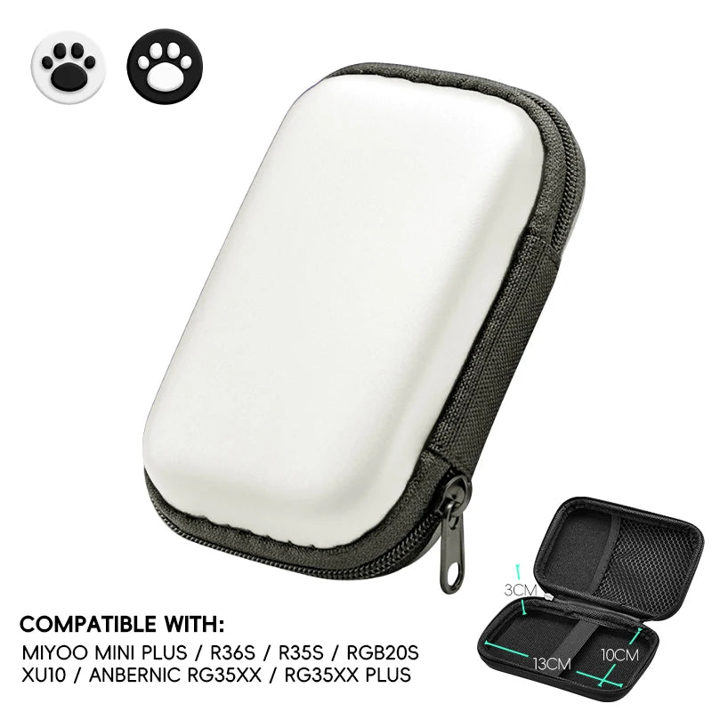 Protective EVA Case for Anbernic RG35XX, Miyoo Mini+ & R36S/R35S – Portable Gaming Console Bag