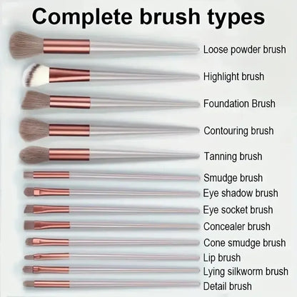 Professional Makeup Brush Kit – Powder, Foundation, Kabuki, Blending, Eyeshadow & Beauty Tools