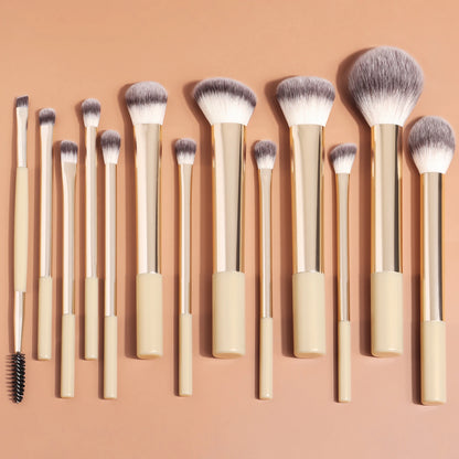 13PCS Professional Makeup Brush Set – Face & Eye Beauty Tools