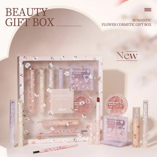 8-in-1 Complete Makeup Kit for Women – Long-Lasting Lipstick Set